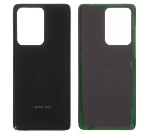 Задняя панель корпуса для Samsung G988 Galaxy S20 Ultra, черная (Cosmic Black) Задняя панель корпуса для Samsung G988 Galaxy S20 Ultra, черная (Cosmic Black)