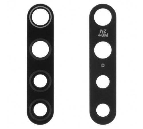 Стекло камеры для Xiaomi Redmi Note 8 (2021), черное