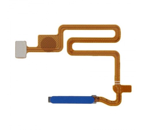 Шлейф для Realme 7 5G, 8 5G, сканера отпечатка пальца (Touch ID), синий