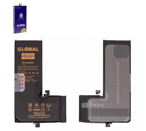 Акумулятор Mechanic для Apple iPhone 11 Pro, Li-Polymer, 3,83 В, 3500 мА·г, підвищена ємність, original IC