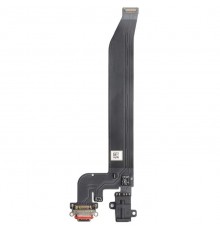 Шлейф для OnePlus 5T A5010, коннектора зарядки, коннектора наушников