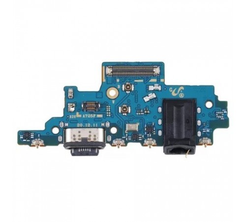 Шлейф для Samsung A725 Galaxy A72, коннектора зарядки, коннектора наушників, мікрофона, плата зарядки, High Copy