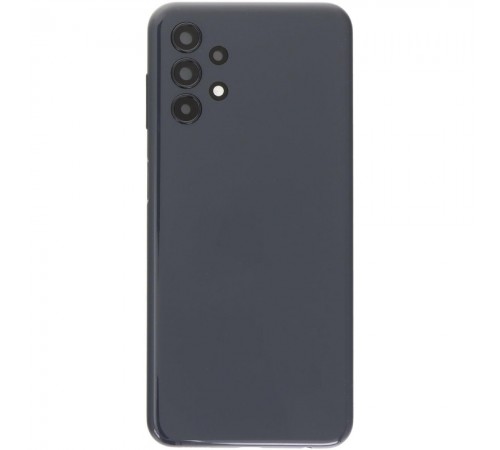 Задняя панель корпуса для Samsung A135 Galaxy A13, черная + стекло камеры