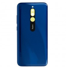 Задняя панель корпуса для Xiaomi Redmi 8, синяя (Sapphire Blue), Copy