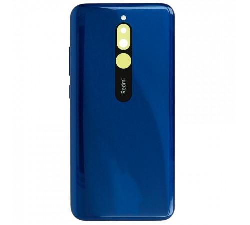 Задняя панель корпуса для Xiaomi Redmi 8, синяя (Sapphire Blue), Copy
