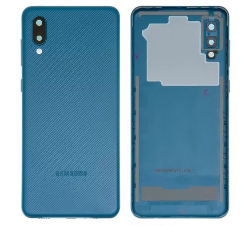 Задняя панель корпуса для Samsung A022F Galaxy A02, синяя