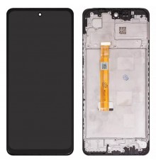 Дисплей для Oppo A3 (CPH2669), A3x (CPH2641), чорний, з рамкою, High Copy