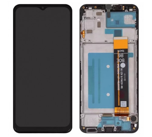 Дисплей для Samsung A236B Galaxy A23 5G, черный, с рамкой, (Box) BS066FBM-L01-DK02
