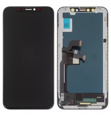 Дисплей для iPhone X, черный, с рамкой, Copy, (TFT), JK