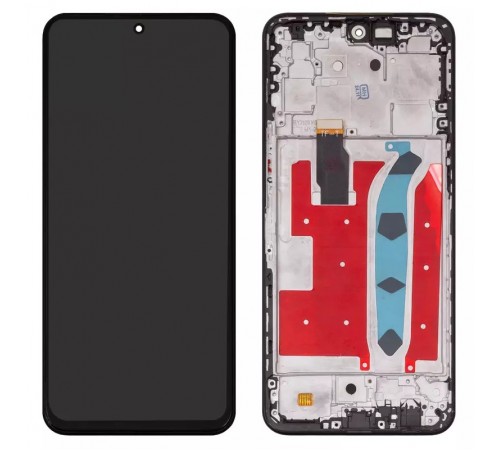 Дисплей для Huawei Honor X8, чорний, з рамкою, High Copy, TFY-LX1/TFY-LX2/TFY-LX3