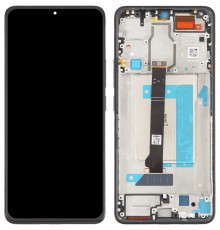 Дисплей для Xiaomi Poco F6, синій, з рамкою, Original (PRC), 24069PC21G, 24069PC21I  