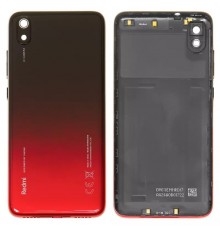 Задняя панель корпуса для Xiaomi Redmi 7A, красная, с боковыми кнопками