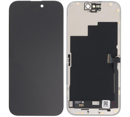 Дисплей для iPhone 15 Pro, черный, с рамкой, Original (PRC), с разборки