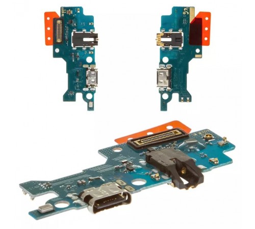 Шлейф для Samsung M215 Galaxy M21, M307F Galaxy M30s, M315 Galaxy M31, коннектора зарядки, коннектора наушников, микрофона, плата зарядки, High Copy