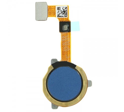 Шлейф для Oppo A15, A15s, A32, A53 4G, A53s, сканера відбитка пальця (Touch ID), синій