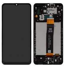 Дисплей для Samsung A022F Galaxy A02, чорний, з рамкою, Original (PRC), SM-A022F BV065WBM-L07-DB01_R2.2