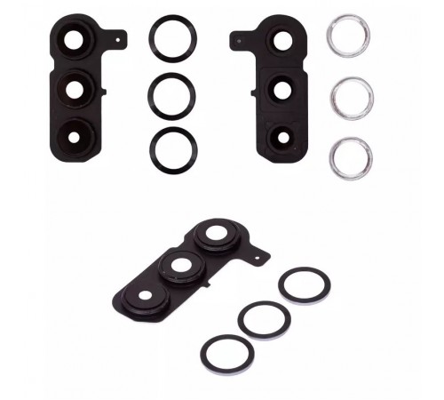 Скло камери для Samsung S936 Galaxy S25 Plus, сріблясте, з рамкою, silver shadow