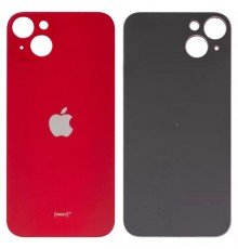 Задняя панель корпуса для iPhone 14 Plus, красная, не нужно снимать стекло камеры, Red, big hole