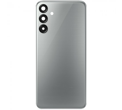 Задняя панель корпуса для Samsung M156 Galaxy M15, серая (Gray) + стекло камеры Задняя панель корпуса для Samsung M156 Galaxy M15, серая (Gray) + стекло камеры