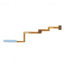 Шлейф для Xiaomi Poco F3, Mi 11i, сканера отпечатка пальца (Touch ID), голубой (Deep Ocean Blue), Original (PRC)