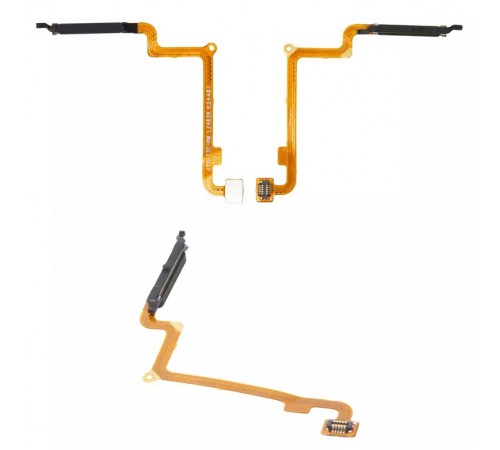 Шлейф для Xiaomi Redmi 14C 4G, Redmi 14C 5G, сканера отпечатка пальца (Touch ID), черный (Midnight Black)