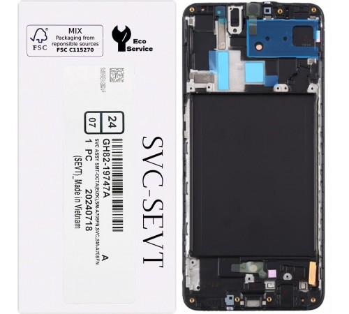 Дисплей для Samsung A705 Galaxy A70, черный, с рамкой, Original Дисплей для Samsung A705 Galaxy A70, черный, с рамкой, Original