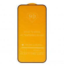 Защитное стекло для Apple iPhone 14 Pro Max, iPhone 15 Plus, iPhone 16 Plus, совместимо с чехлом, Full Glue, (без упаковки), черный