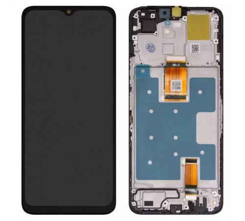 Дисплей для Huawei Honor X6a, чорний, з рамкою, High Copy, WDY-LX1, WDY-LX2