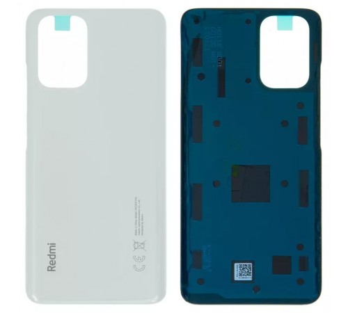 Задня панель корпусу для Xiaomi Redmi Note 10, біла, M2101K7AI, frost white (Pebble White)
