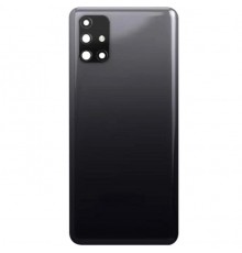 Задня панель корпусу для Samsung M317 Galaxy M31s, чорна + скло камери