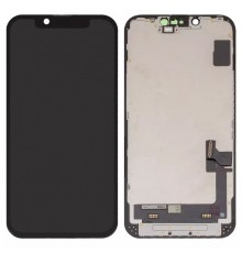 Дисплей для iPhone 14, черный, с рамкой, Copy, (TFT)