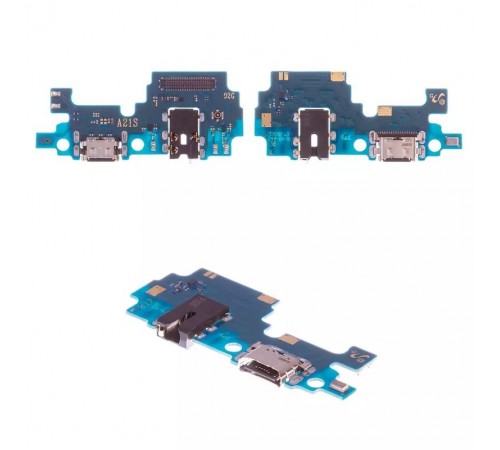 Шлейф для Samsung A217 Galaxy A21s, коннектора зарядки, микрофона, плата зарядки, High Copy