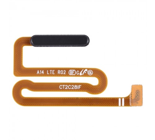 Шлейф для Samsung A145 Galaxy A14, сканера отпечатка пальца (Touch ID), черный, Original (PRC)