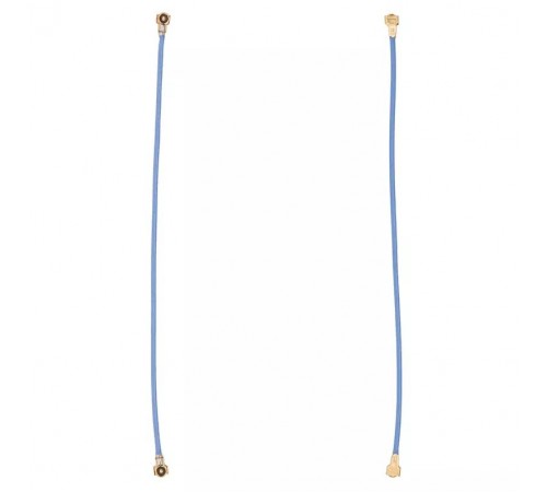 Шлейф для Samsung A326 Galaxy A32 5G, A505F/DS Galaxy A50, коаксіальний RF кабель, синій, 131 mm