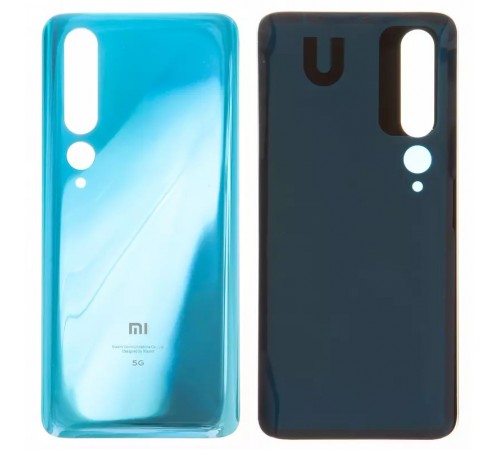 Задняя панель корпуса для Xiaomi Mi 10, зеленая, M2001J2G, M2001J2I Задняя панель корпуса для Xiaomi Mi 10, зеленая, M2001J2G, M2001J2I