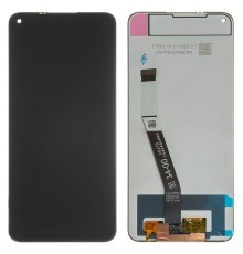 Дисплей для Xiaomi Redmi 10X 4G, Redmi Note 9, черный, без рамки, Оригинал (переклеено стекло), M2003J15SC, M2003J15SG, M2003J15SS