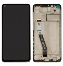 Дисплей для Xiaomi Redmi 10X 4G, Redmi Note 9, чорний, з рамкою, High Copy M2003J15SC, M2003J15SG, M2003J15SS