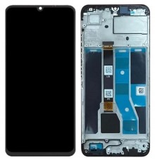 Дисплей для Realme C53, черный, с рамкой, Original (PRC)