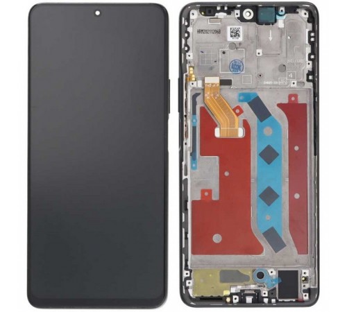 Дисплей для Huawei Honor Magic 4 Lite 5G, чорний (Midnight Black), з рамкою, High Copy