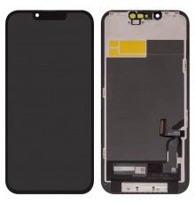 Дисплей для iPhone 13, черный, с рамкой, Copy, (TFT), ZY, LTPS