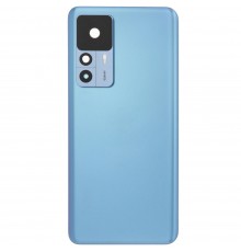 Задняя панель корпуса для Xiaomi 12T, 12T Pro, синяя (Blue) + стекло камеры