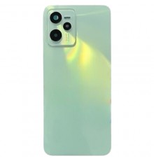 Задняя панель корпуса для Realme C35, зеленая (Glowing Green) + стекло камеры