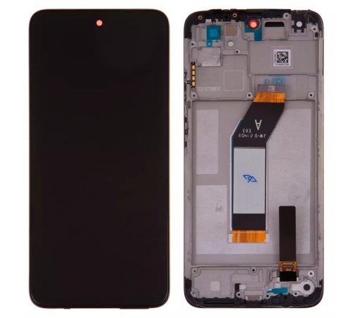 Дисплей для Xiaomi Redmi 10 (2021), чорний, з рамкою, Original (PRC), carbon gray