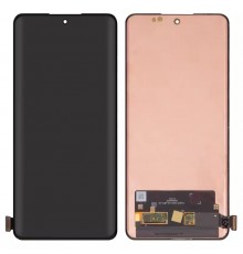 Дисплей для Realme 12 Pro, 12 Pro Plus, чорний, без рамки, Оригінал (переклеєне скло), RMX3840