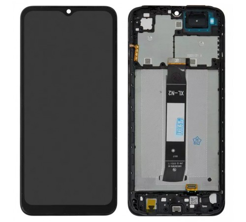 Дисплей для Xiaomi Poco C50, Poco C51, Redmi A1, Redmi A1 Plus, Redmi A2, Redmi A2 Plus, чорний, з рамкою, High Copy
