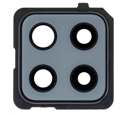 Стекло камеры для Samsung A426 Galaxy A42 5G, серое, с рамкой