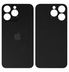 Задняя панель корпуса для iPhone 14 Pro Max, черная, нужно снять стекло камеры, small hole