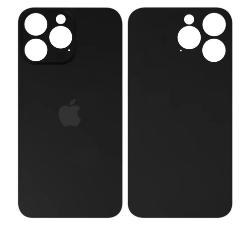 Задняя панель корпуса для iPhone 14 Pro Max, черная, нужно снять стекло камеры, small hole
