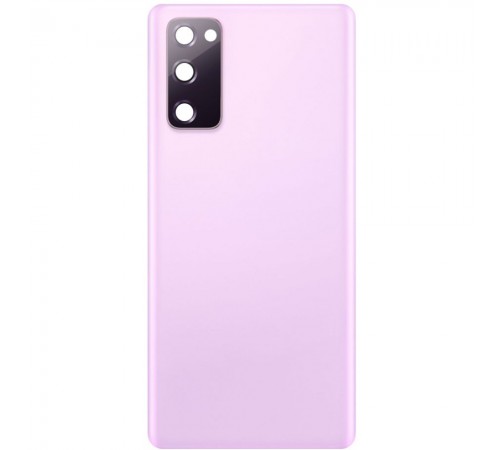 Задняя панель корпуса для Samsung G780 Galaxy S20 FE, G781 Galaxy S20 FE 5G, лавандовая (Cloud Lavender), Copy + стекло камеры
