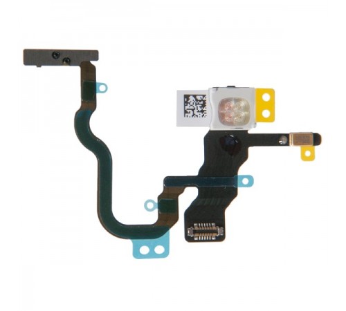 Шлейф для iPhone X, вспышки, микрофона, Original (PRC)